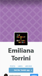 Mobile Screenshot of emilianatorrini.com