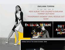 Tablet Screenshot of emilianatorrini.com